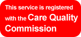 Registered with the care Quality Commission